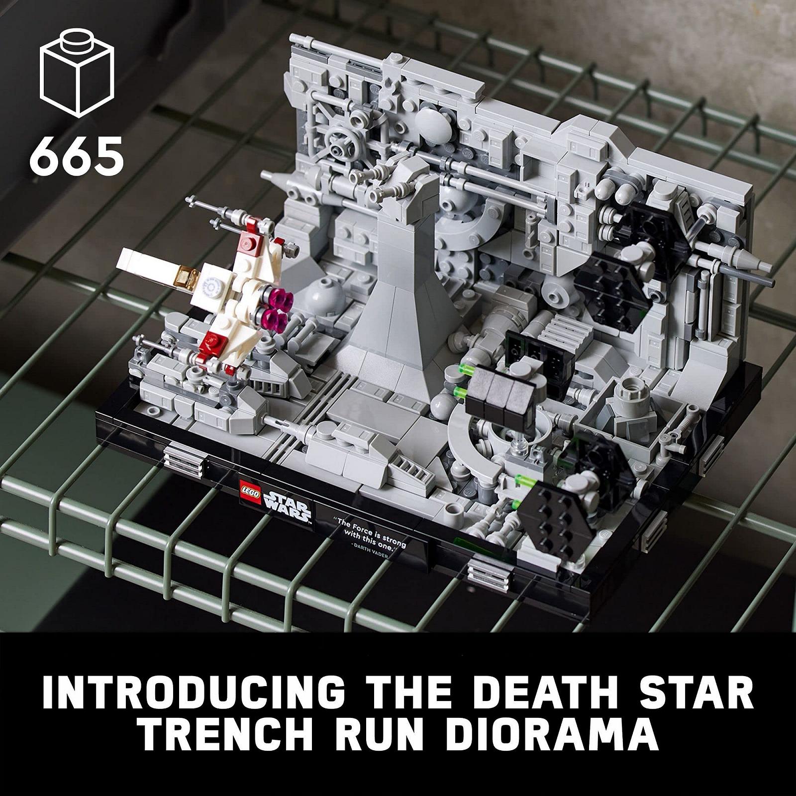 Конструктор LEGO Star Wars Diorama 75329 Death Star Trench Run для дорослих (665 деталей), фото №2