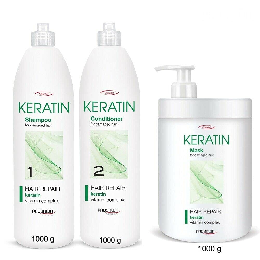 Шампунь CHANTAL Prosalon Keratin Hair Repair Vitamin Complex For Damaged Hair 1 1000 г, фото №1 Шампунь CHANTAL Prosalon Keratin Hair Repair Vitamin Complex For Damaged Hair 1 1000 г, фото №1