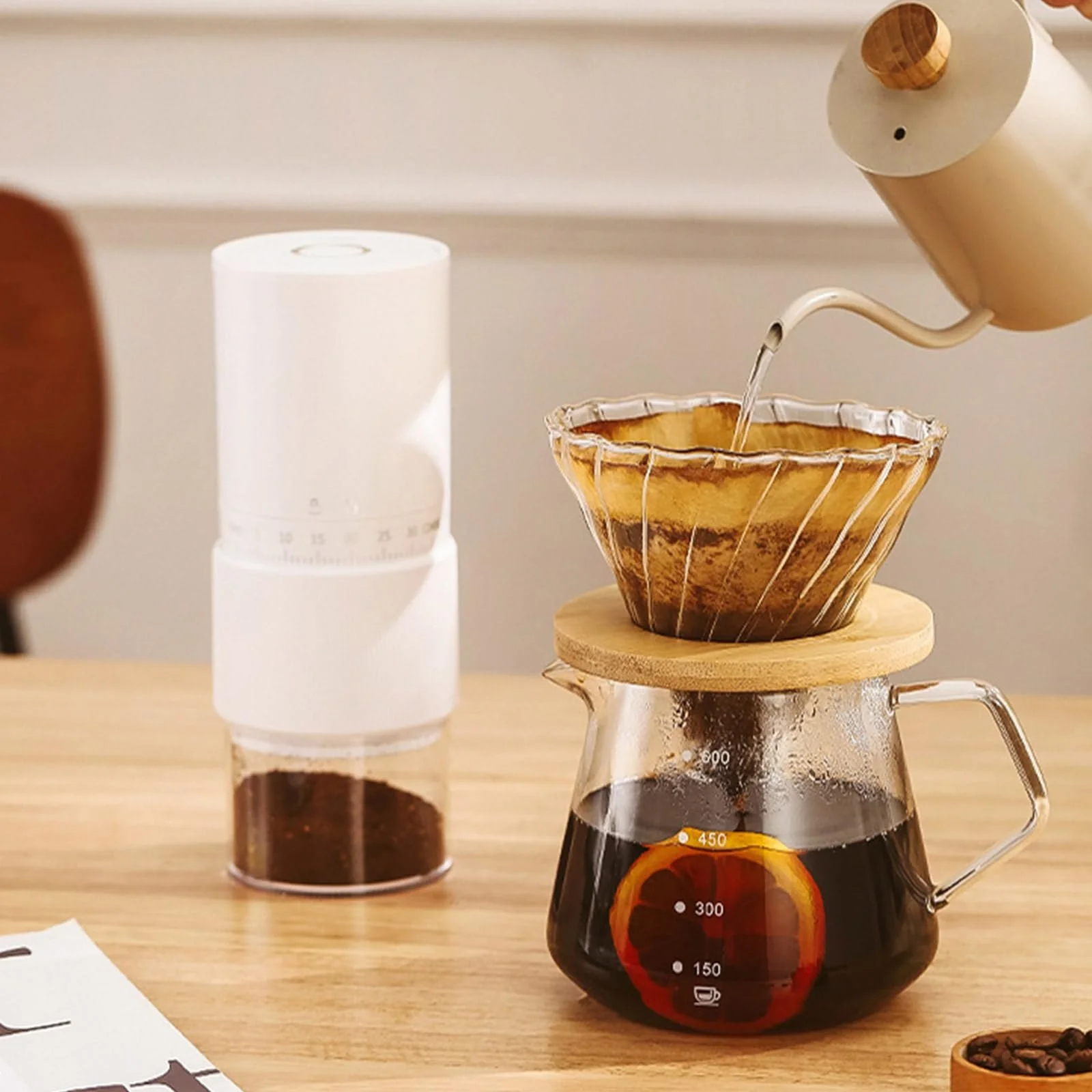 Ручна кавомолка Ефективна кавомолка ABS-текстура для легкого помелу на відкритому повітрі, фото №7 Ручна кавомолка Ефективна кавомолка ABS-текстура для легкого помелу на відкритому повітрі, фото №7