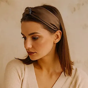 Купити Пов'язка на голову WANYI Атласна - Фото 1 Пов'язка на голову WANYI Атласна - Фото 1