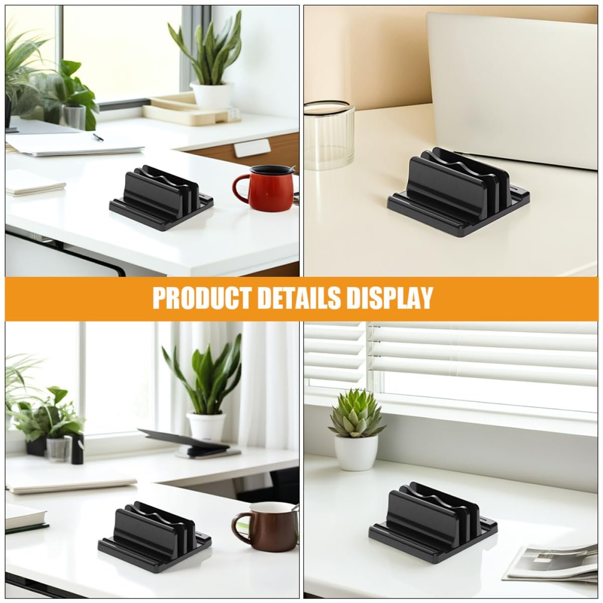 Держатель Вертикальный UKCOCO для Ноутбука и Книг с Двойным Регулируемым Слотом, фото №9