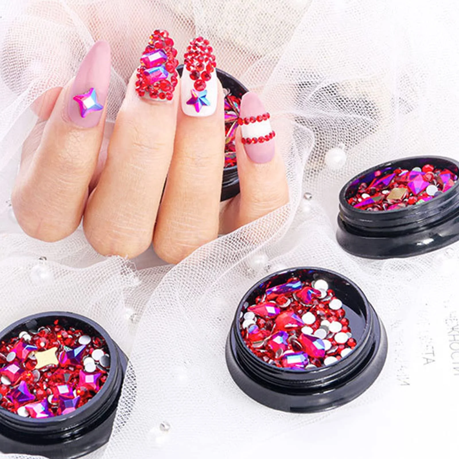 Стразы Луна 5 x 8 см, фото №5