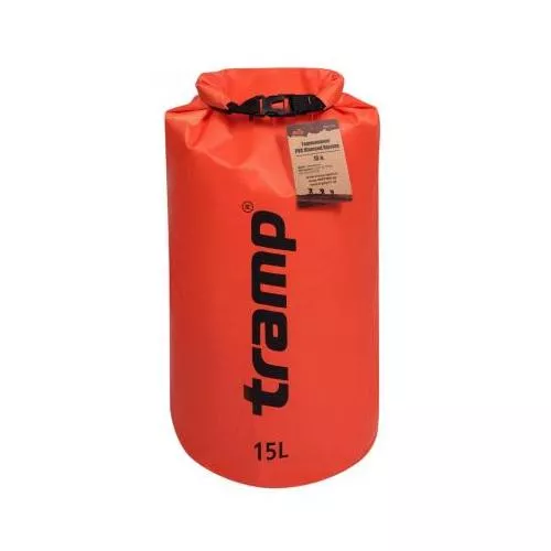 Гермомешок Tramp PVC Diamond Rip-Stop 15л оранжевый (TRA-112-orange), фото №1