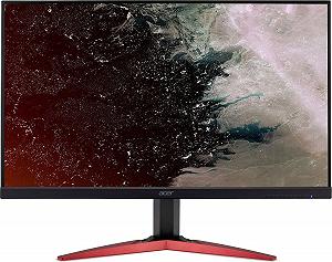 Монитор Acer KG251QJbmidpx Gaming FreeSync 24.5 дюйма Full HD 144 Гц 1 мс 16:9 DVI HDMI 1.4 DP 1.2 Черный synthetic.ua - Фото 1