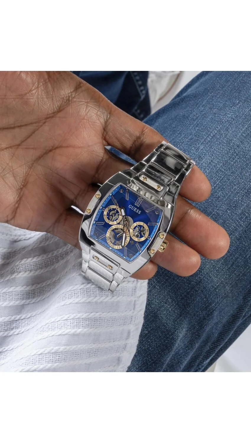 Годинник GUESS Classic GW0456G5, блакитний, фото №4 Годинник GUESS Classic GW0456G5, блакитний, фото №4
