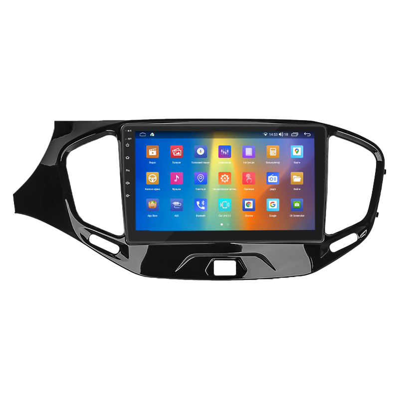 Штатная магнитола Lesko LADA ВАЗ Vesta I 2015-н.в. IPS 9 4/64Gb CarPlay 4G Wi-Fi GPS Prime (10265-53196), фото №2