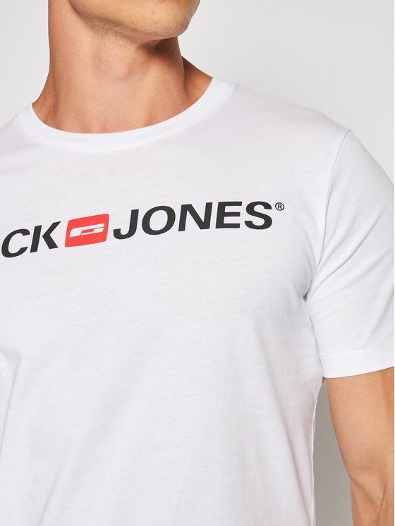 Футболка Jack&Jones LOGO TEE SS CREW NECK 3PK MP 12191330 Белый M, фото №5