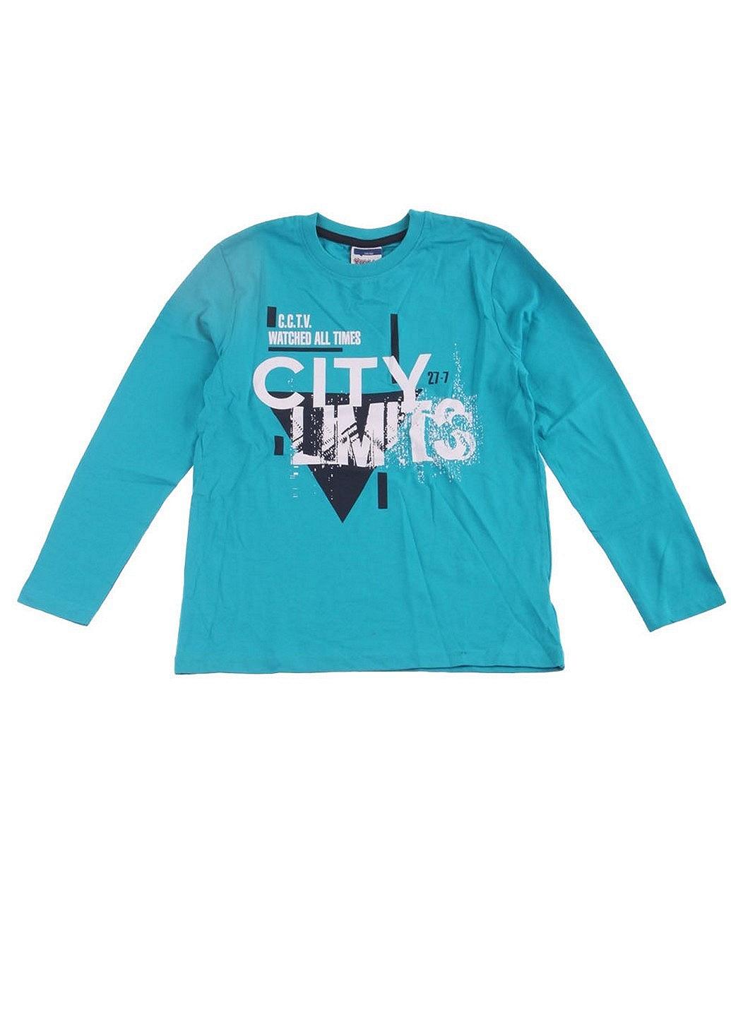 Лонгслив YIGGA 134-140 Бирюзовый (SN-515716-Turqoise), фото №1