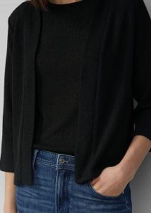 Кардиган s.Oliver Boucle Yarn з рукавами 3/4 synthetic.ua - Фото 1