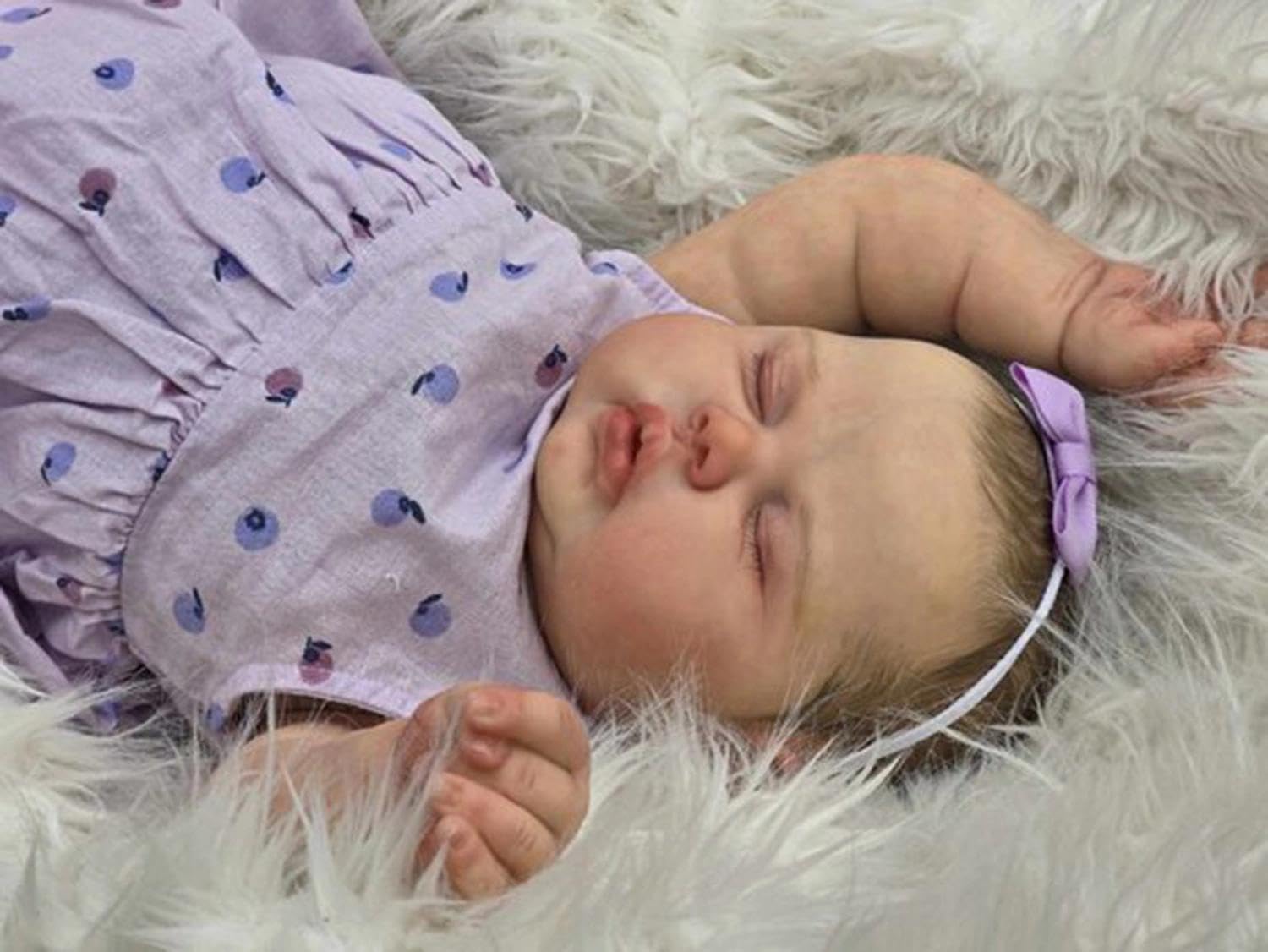 Кукла Zero pam Reborn Baby Girl 60 см Реалистичная мягкая кукла с намалёванным лицом, фото №8