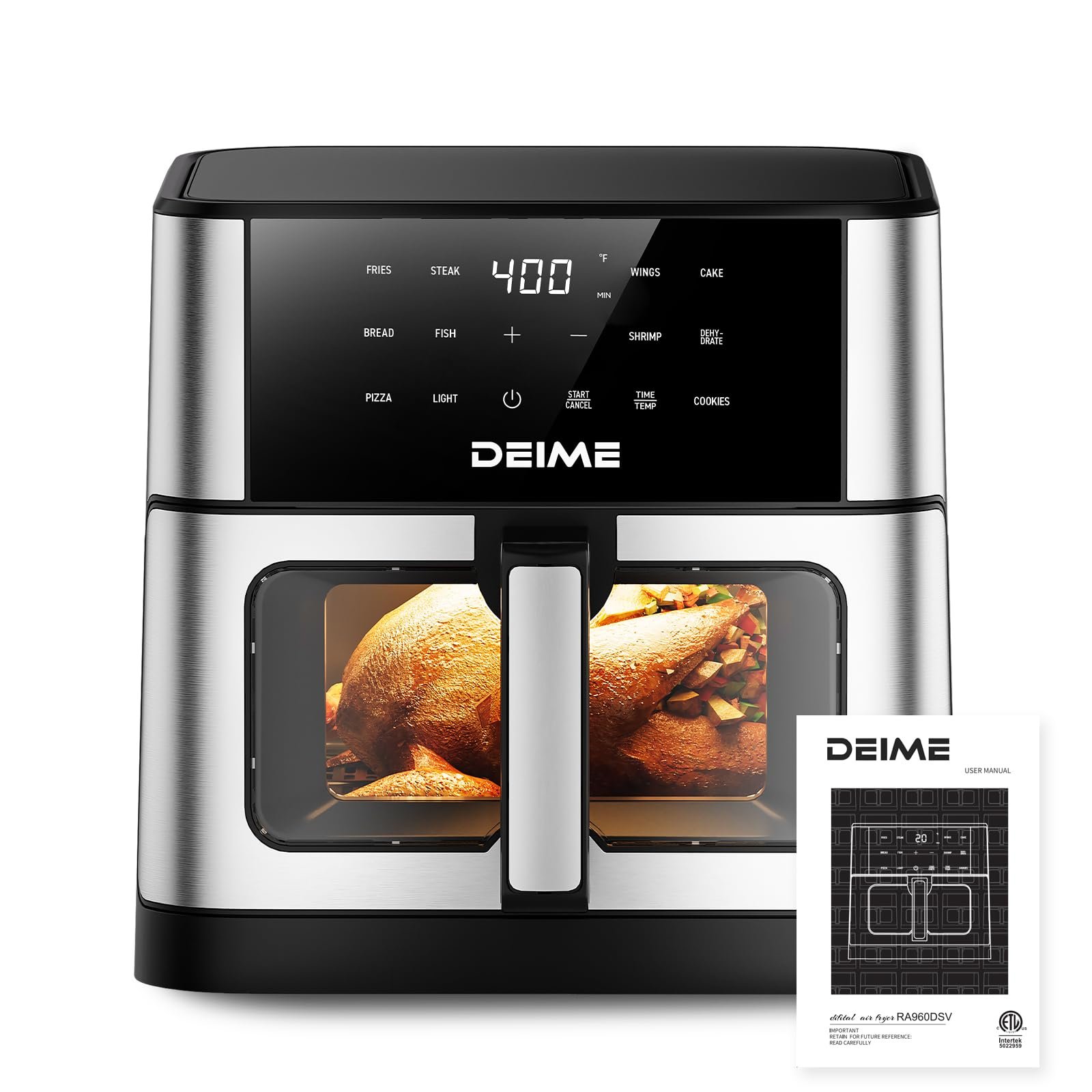 Мультипіч DEIME 1800 W 10 л візуальне вікно, фото №7 Мультипіч DEIME 1800 W 10 л візуальне вікно, фото №7