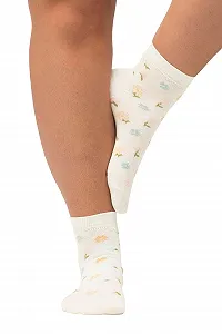 Носки Ulla Popken Женские большого размера, 2 пары, Цветочные, Короткие 825663 - Фото 1