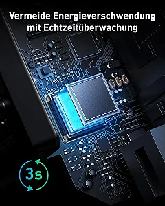 Розумний лічильник Anker SOLIX для сонячних батарей серії 2 / WiFi / Bluetooth / RS-485 / точність 1 Вт / Чорний synthetic.ua - Фото 1
