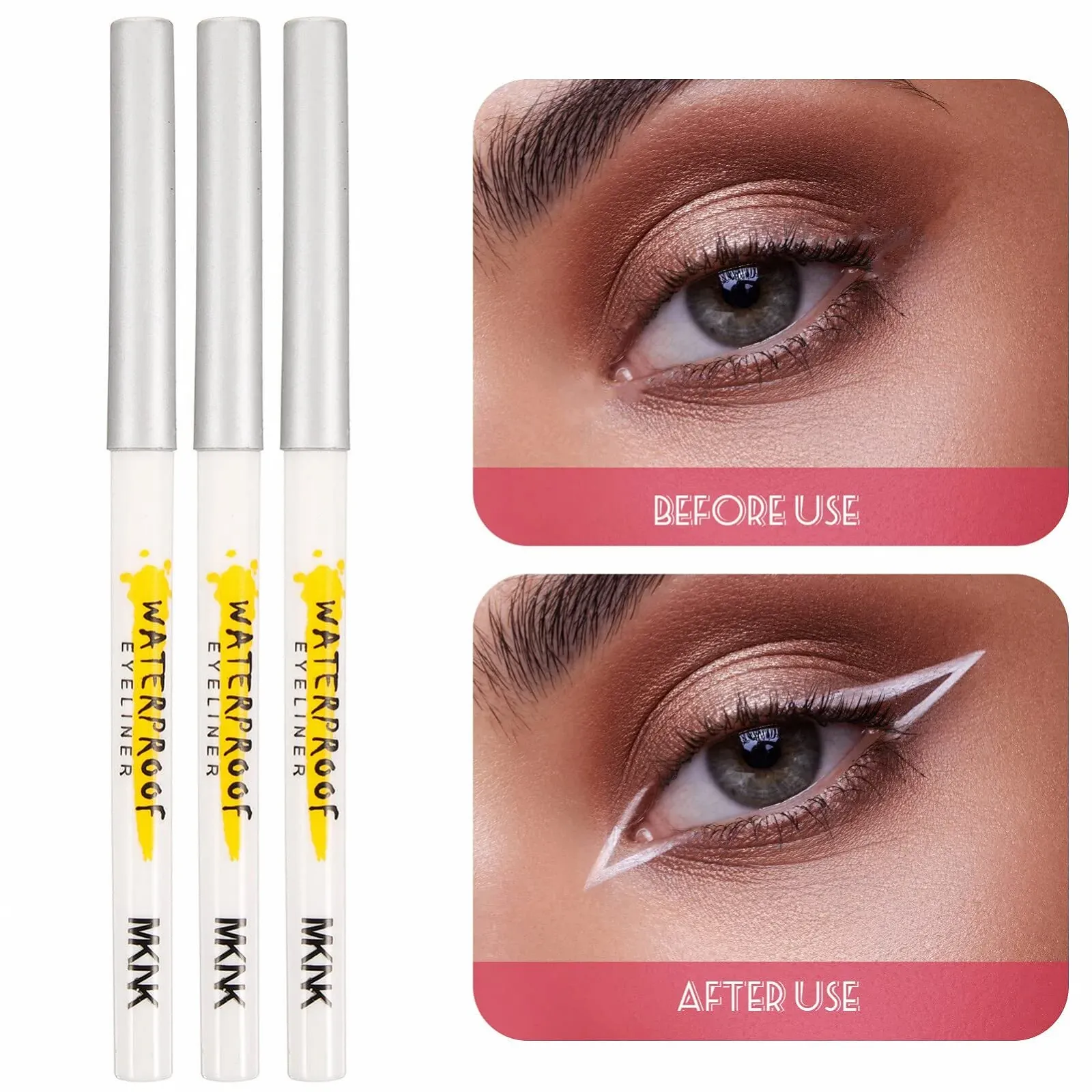 Карандаш для глаз Beaupretty Weiß Liegender Seidenraupenstift, матовый, фото №7 Карандаш для глаз Beaupretty Weiß Liegender Seidenraupenstift, матовый, фото №7