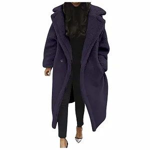 Куртка Teddy Fleece Женская Длинная - Фото 1