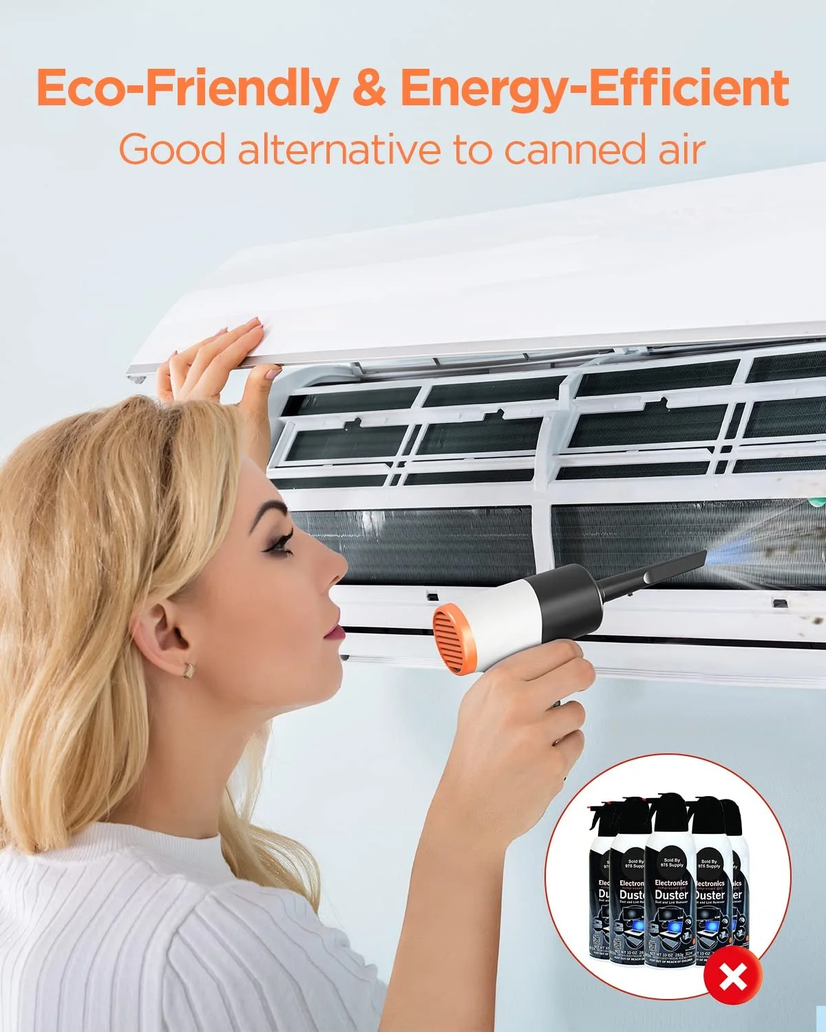 Электрическая воздуходувка Luccea с 5 насадками 3 режима скорости USB-C, фото №5 Электрическая воздуходувка Luccea с 5 насадками 3 режима скорости USB-C, фото №5