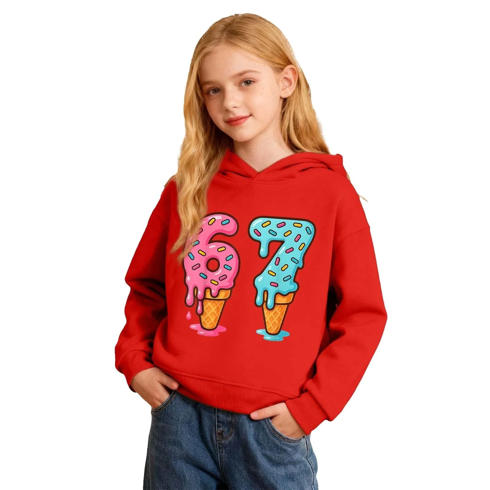 Пуловер з принтом 67, фото №1