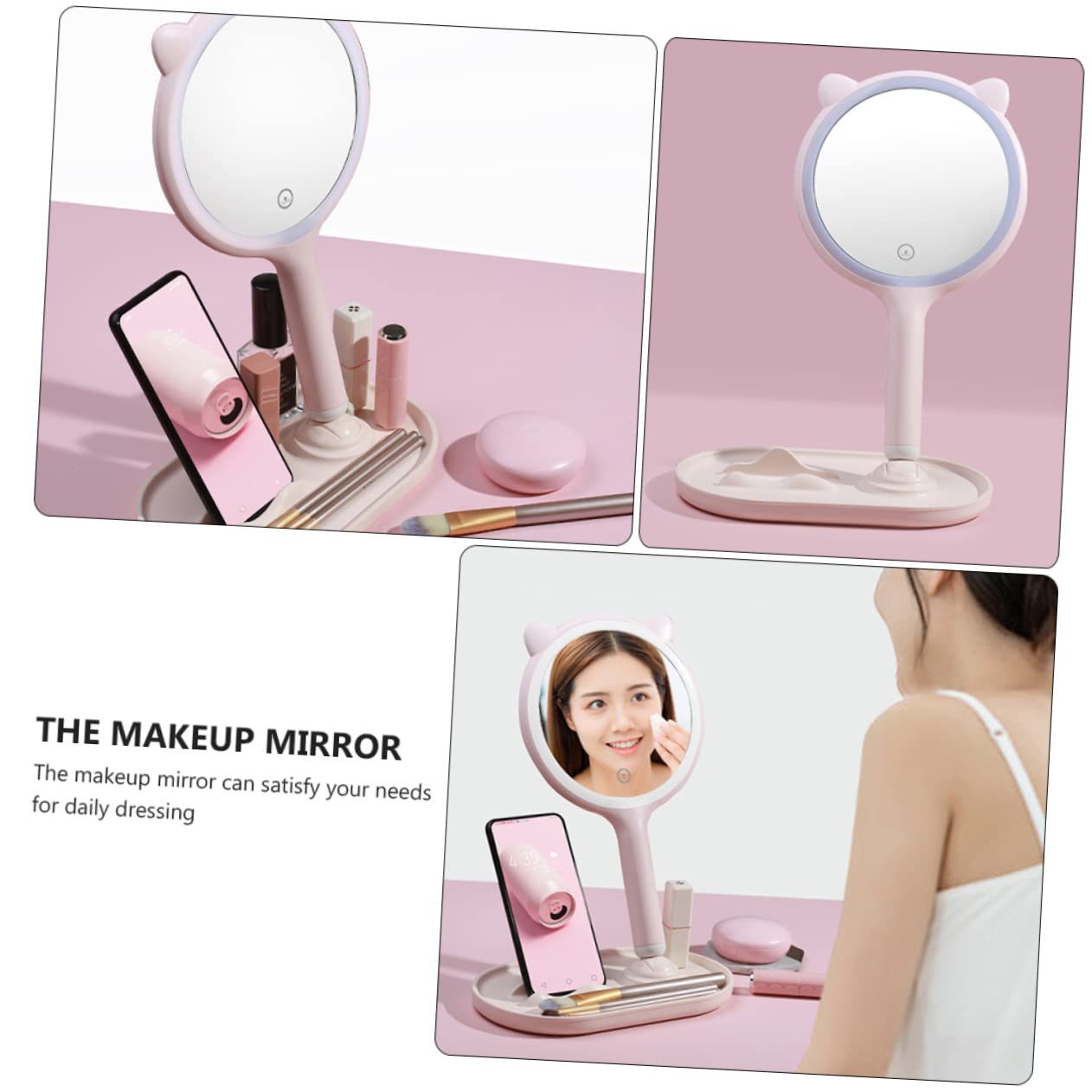 Люстерко Angoily 1Stk LED косметичне подорожнє з підсвіткою, фото №2 Люстерко Angoily 1Stk LED косметичне подорожнє з підсвіткою, фото №2