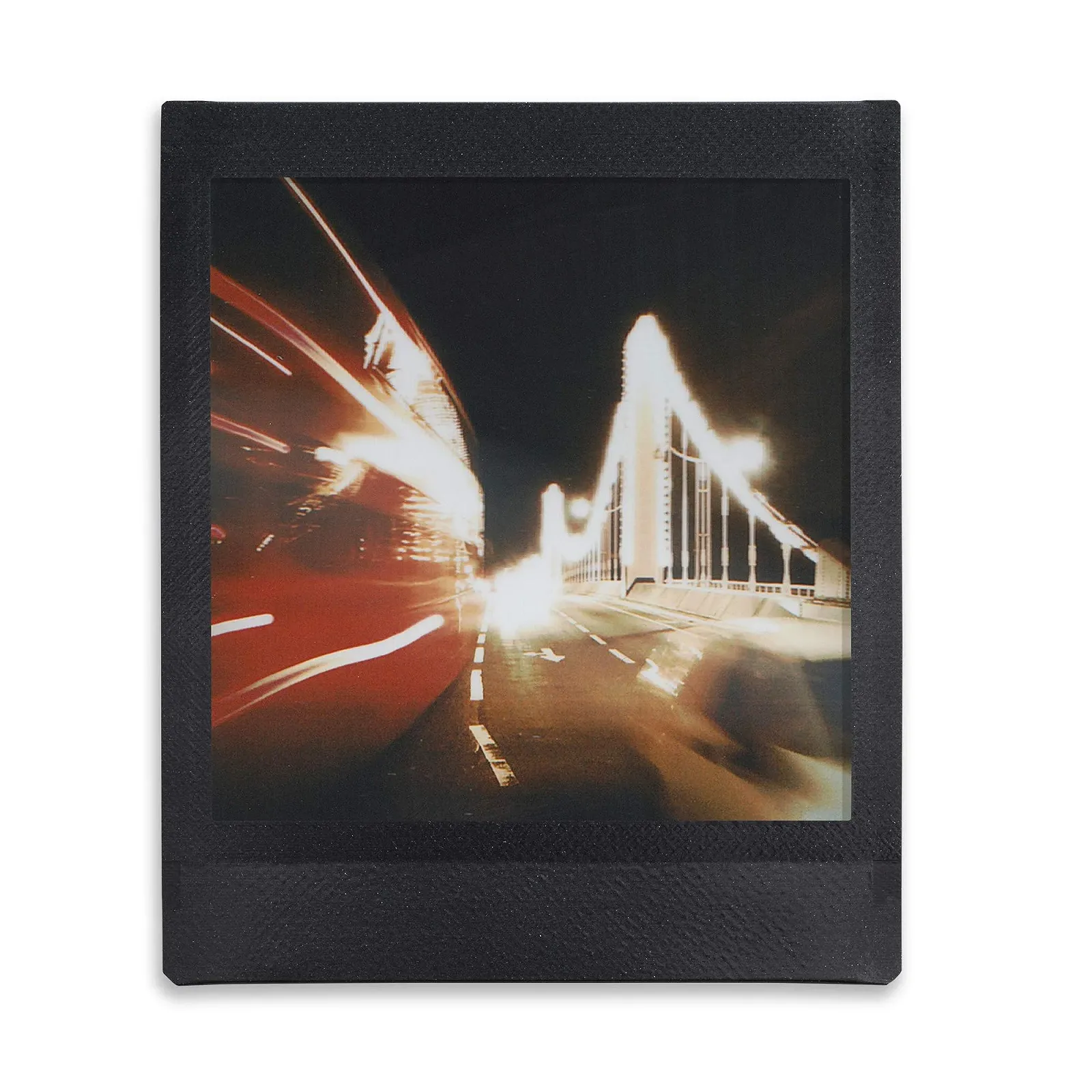 Фотокамера мгновенной печати instax Square SQ1 Chalk White и фотопленка Square Film Black Frame (1 x 10 снимков), фото №6