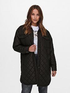Пальто ONLY ONLTANZIA LONG QUILTED SHACKET CC OTW 15228453 Черный M - Фото 1