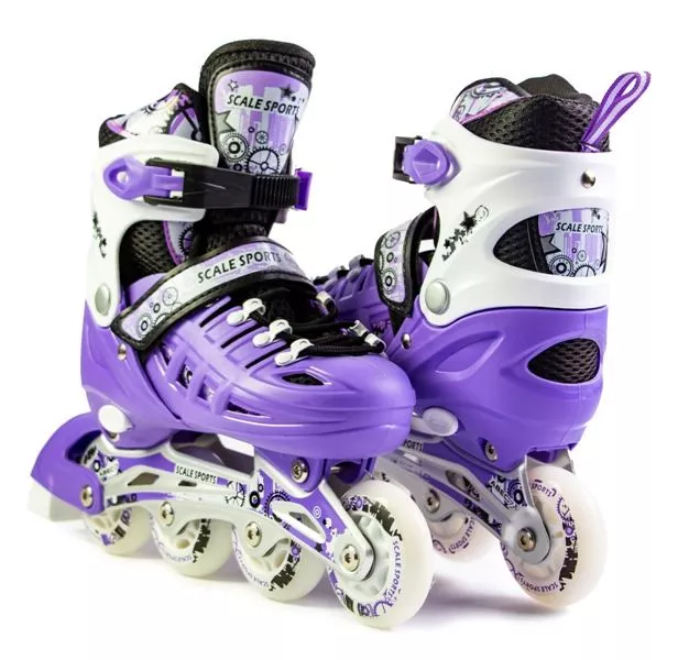 Комплект Роликов Scale Sport. Violet (размер 29-33), фото №2
