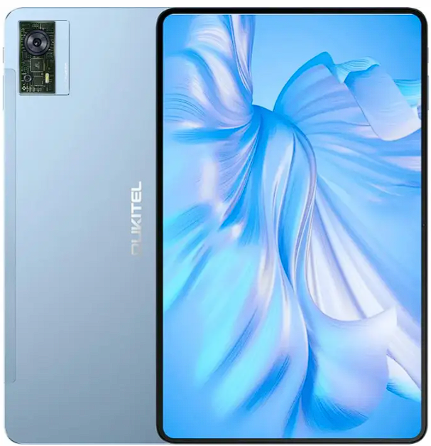 Планшет 12" 2.4K OUKITEL OT5S 6+18/256Gb 4G 2-SIM 8 ядер Android 14 8250 mAh Голубой, фото №1