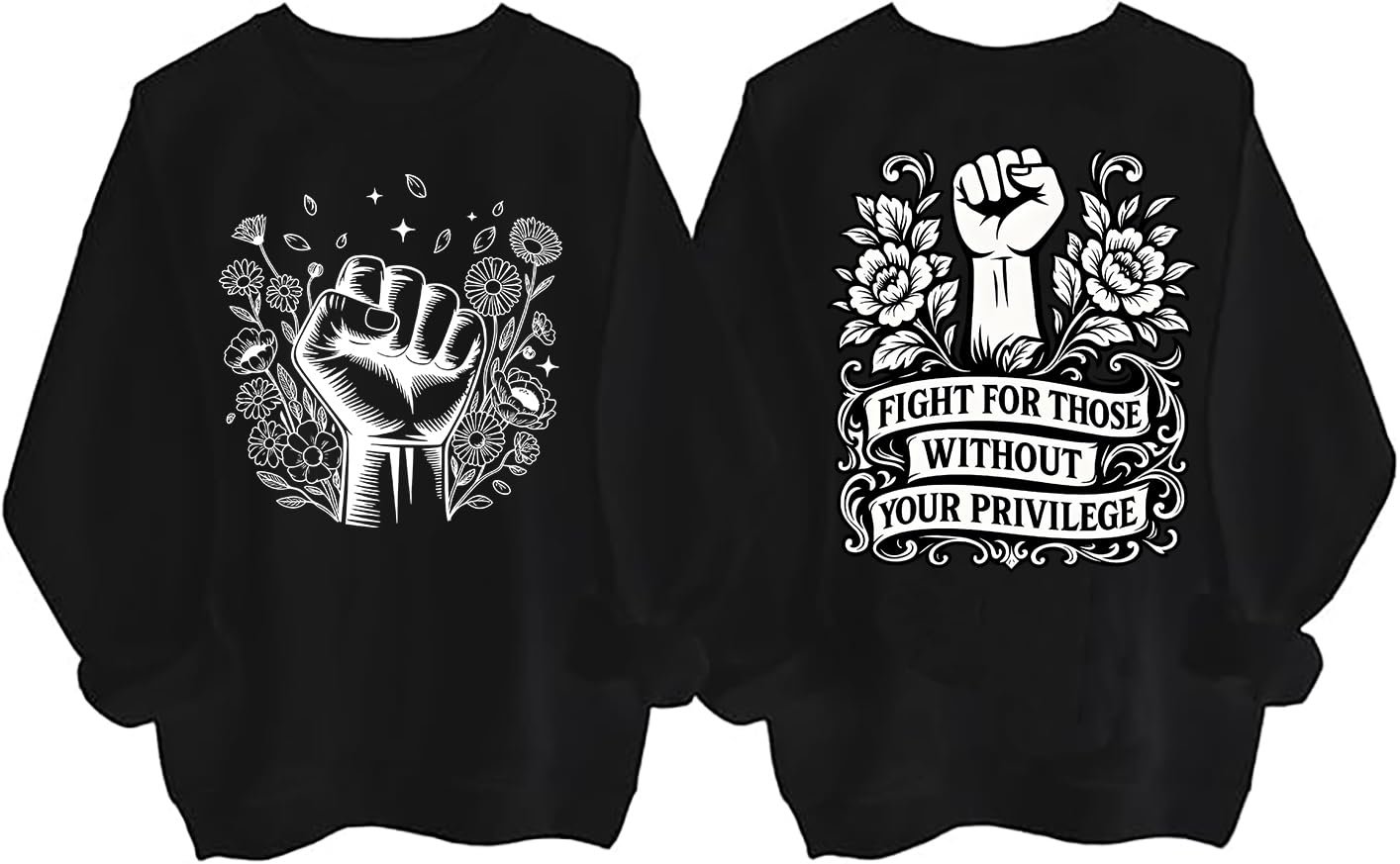 Худи Толстовка Унисекс Fight For Those Without Your Privilege, фото №1