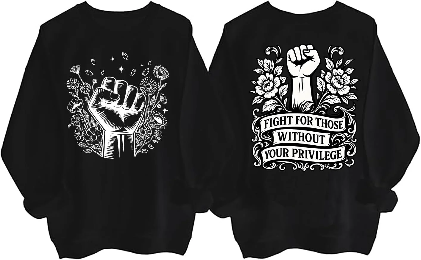 Худи Толстовка Унисекс Fight For Those Without Your Privilege, фото №1