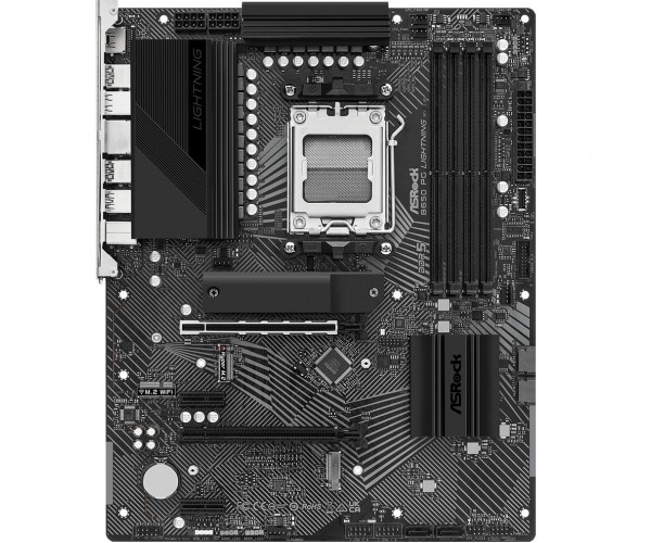 Материнська плата ASRock B650 PG LIGHTNING (AM5/B650, 4*DDR5, 2xPCIex16 HDMI 4xSATAІІІ 3xM.2, 2.5GLan, 7.1ch, ATX, фото №6