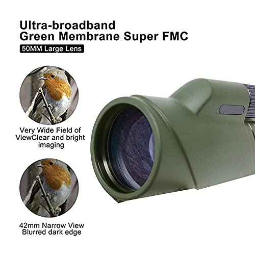 Монокуляр Teleskop 10-20x50 Monokular BAK4 FMC, фото №3 Монокуляр Teleskop 10-20x50 Monokular BAK4 FMC, фото №3