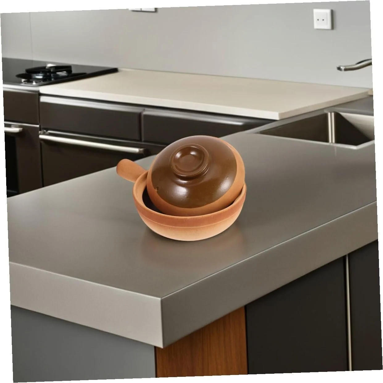 Ківш для запікання Veemoon Ceramic з кришкою Мала Heat Resistant, фото №4