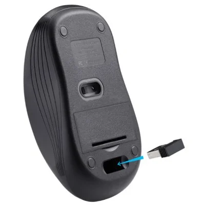 Мышка Defender Bit MB-205 Silent Wireless Black (52205), фото №3 Мышка Defender Bit MB-205 Silent Wireless Black (52205), фото №3