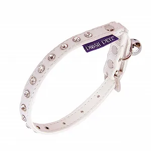 Ошейник для кошек Diamante Velvet Регулируемый с колокольчиком - Фото 1