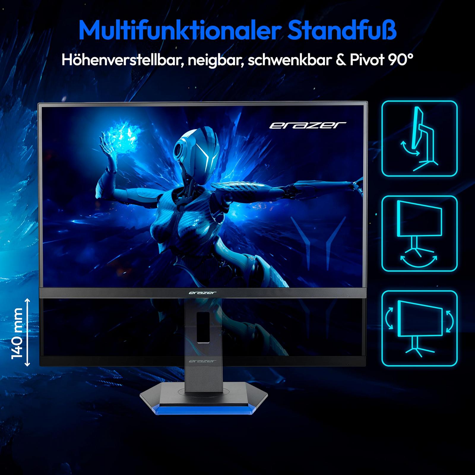 Монитор ERAZER Spectator X40 MD 21727 68.6 см (27 дюймов) QHD HDR10 для игр (180Hz, 1440p, Adaptive Sync, 16:9, 1мс, HDMI, DisplayPort), фото №4 Монитор ERAZER Spectator X40 MD 21727 68.6 см (27 дюймов) QHD HDR10 для игр (180Hz, 1440p, Adaptive Sync, 16:9, 1мс, HDMI, DisplayPort), фото №4