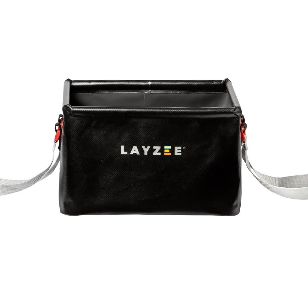 Миска складная LAYZEE 12 литров Черный, фото №1