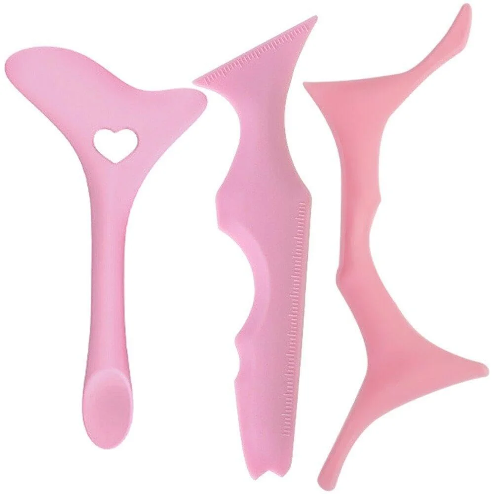 Трафареты для подводки Ericetion, силиконовые, для глаз, бровей, лица, фото №1