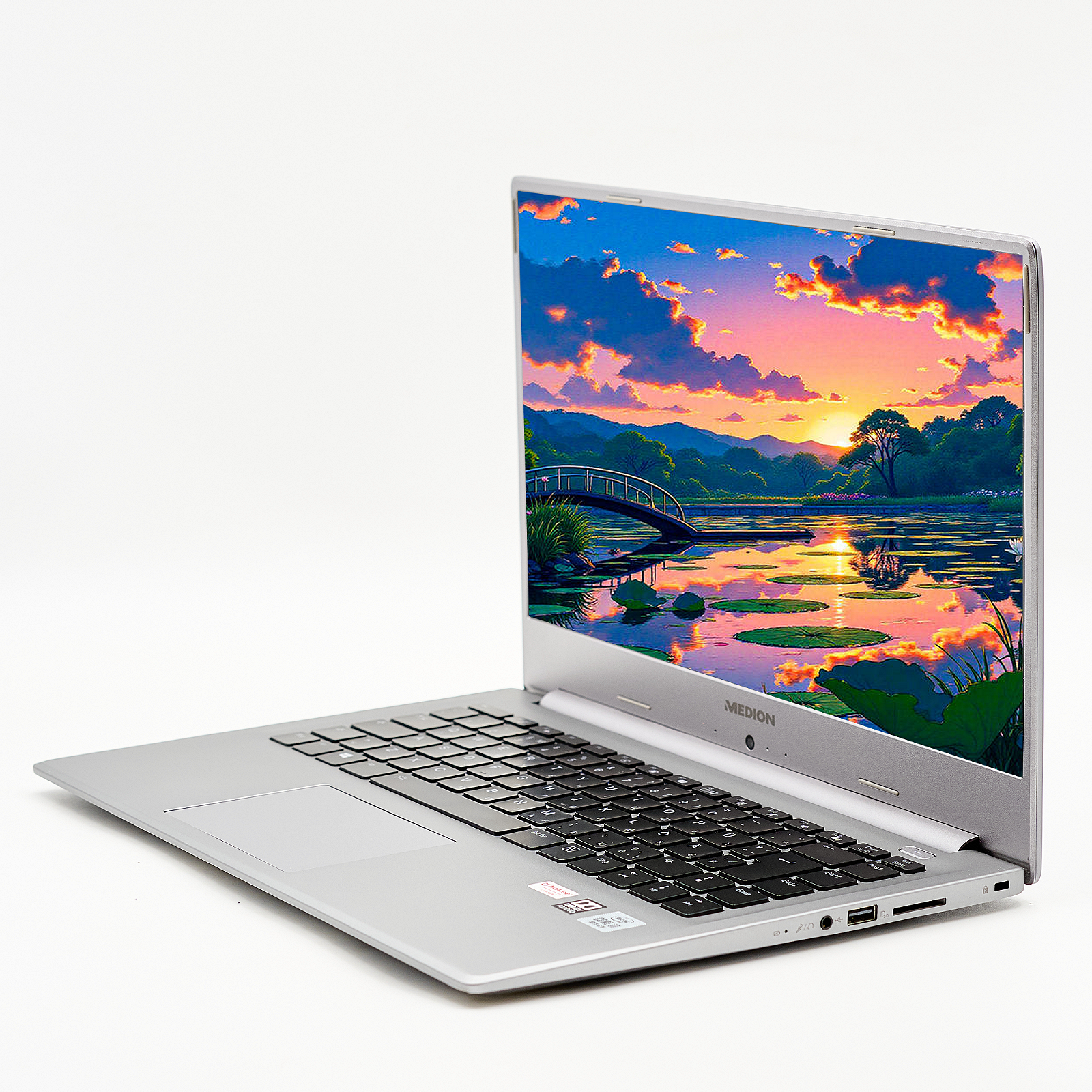 Ноутбук Medion Akoya S15447 Intel Core i7-10510U 32 ГБ RAM 512 ГБ SSD Intel Graphics Металлический корпус Win10, фото №3