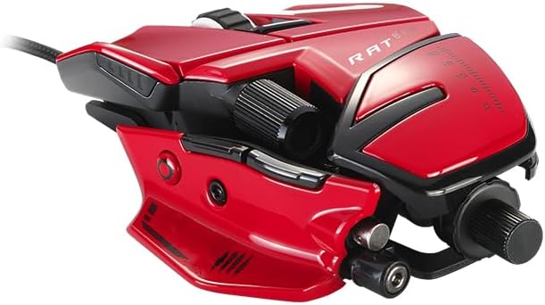 Ігрова дротова миша Mad Catz R.A.T. 8+ ADV / 20 000 DPI / 11 кнопок / Червона, фото №6