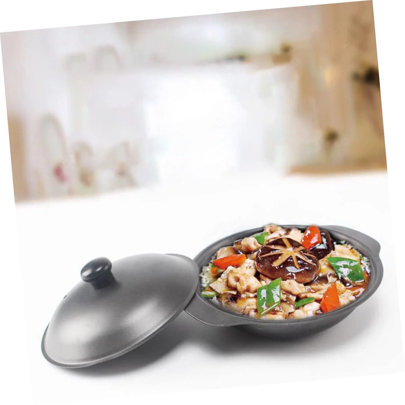 Каструля-жаровня чавунна з кришкою Екологічна без покриття Енергоощадна, фото №8 Каструля-жаровня чавунна з кришкою Екологічна без покриття Енергоощадна, фото №8