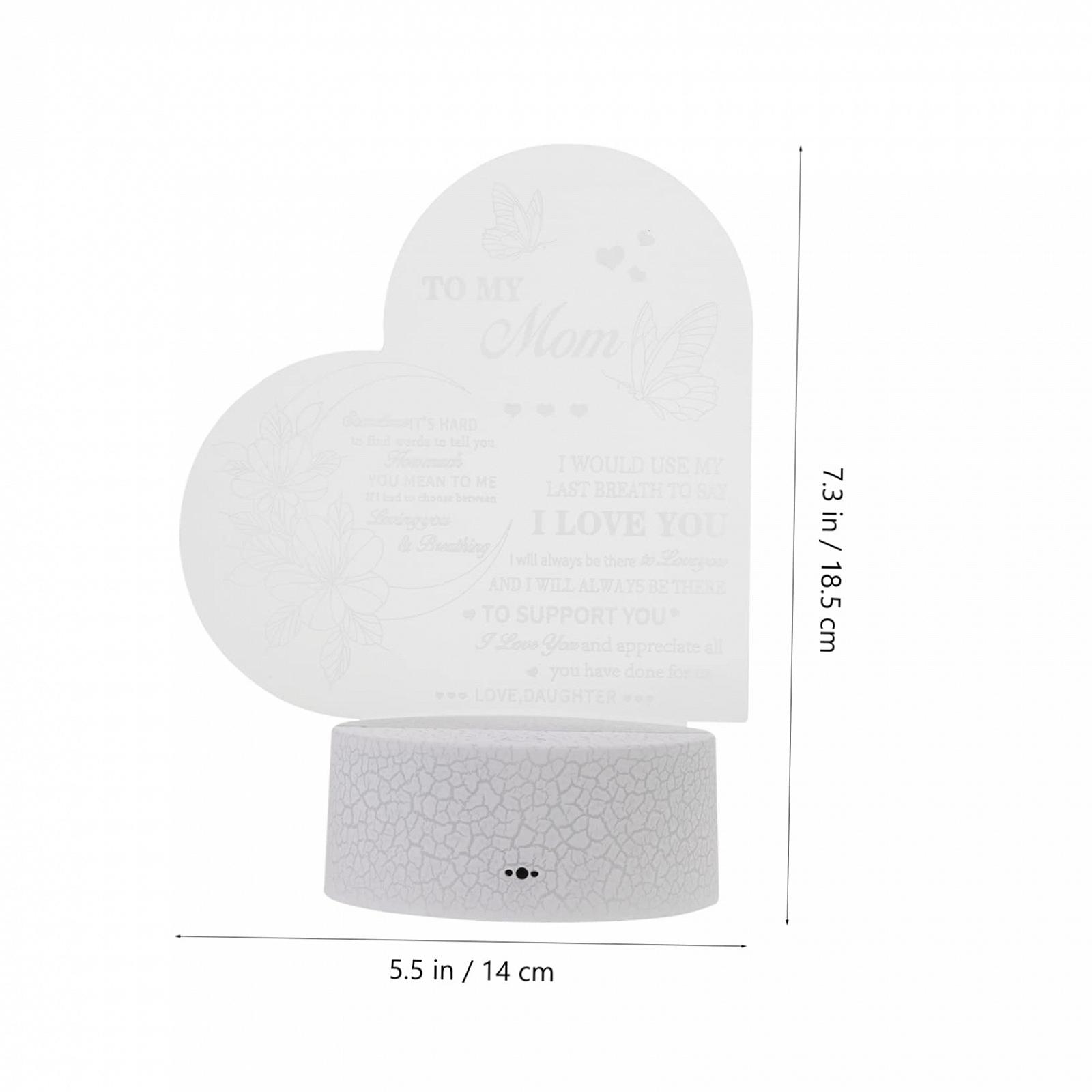 Ночник DOITOOL 3D LED Пластик Белый, фото №5