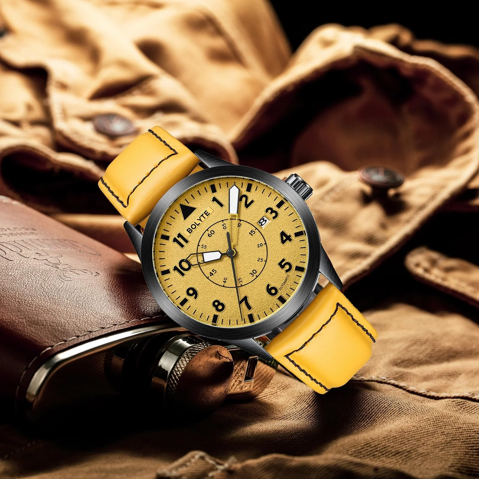 Автоматические механические мужские часы с автоподзаводом, датой, военные спортивные мужские часы с кожаным ремешком, ремешком из нержавеющей стали, фото №4 Автоматические механические мужские часы с автоподзаводом, датой, военные спортивные мужские часы с кожаным ремешком, ремешком из нержавеющей стали, фото №4