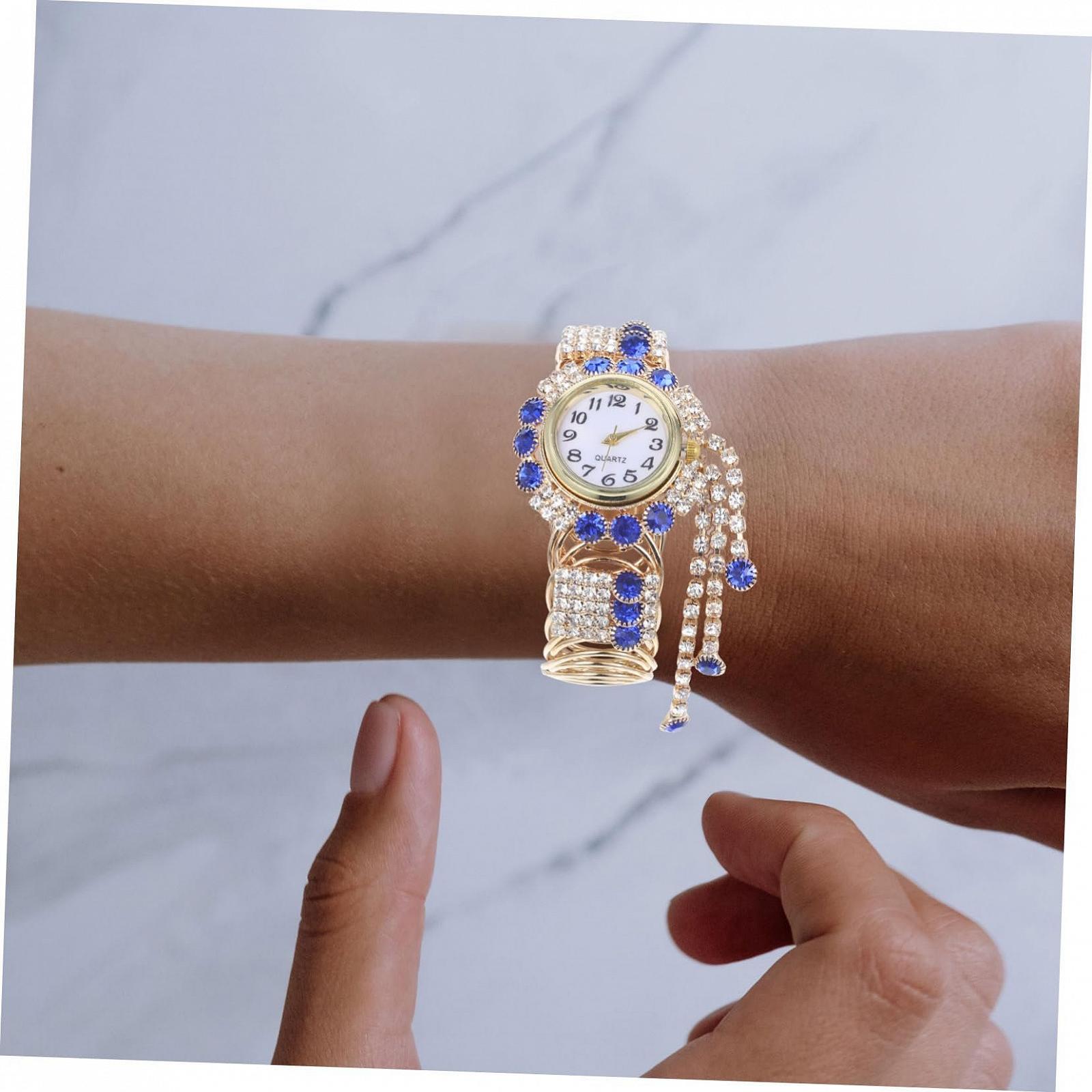 Жіночий годинник OATIPHO Цинковий сплав Синій, фото №3