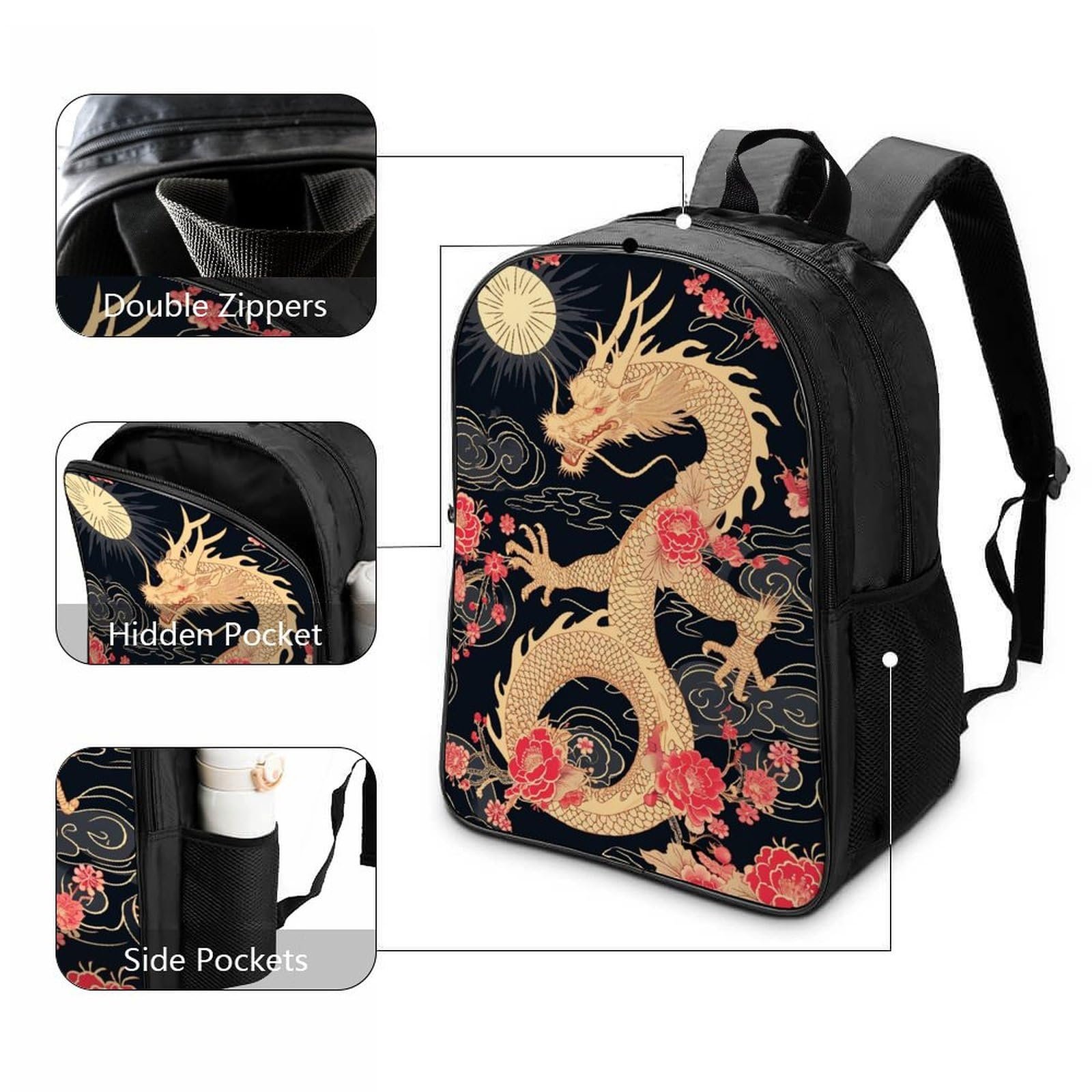 Ранець 3D Dragon FPAKAKIIE Дитячий Великий 40x28x16см, фото №3