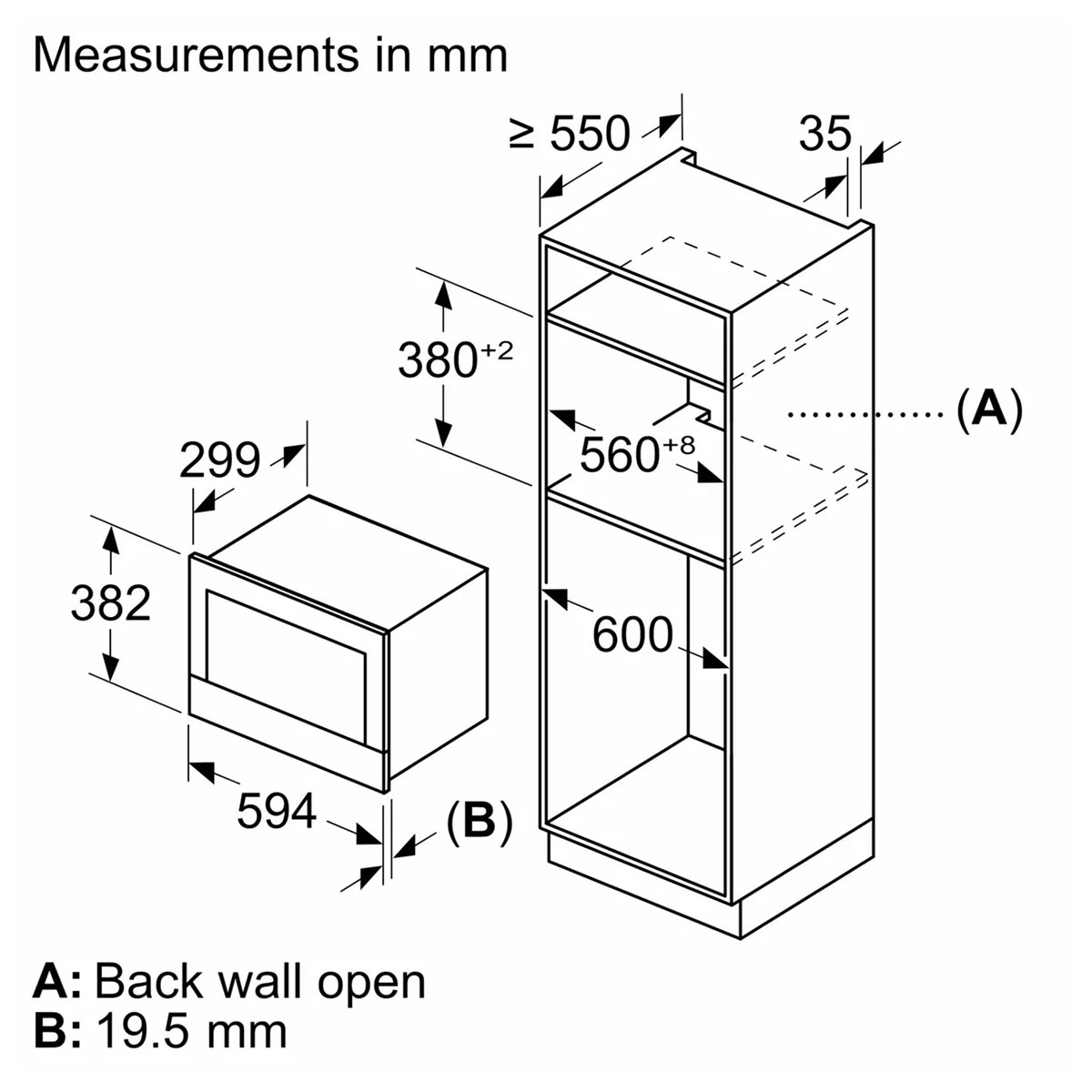 Вбудована мікрохвильова піч Bosch BFR7221B1, фото №3 Вбудована мікрохвильова піч Bosch BFR7221B1, фото №3