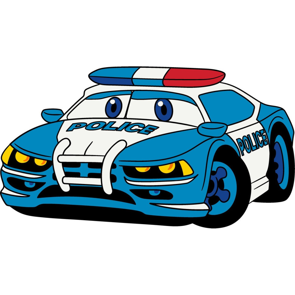 Роспись по холсту Полицейская машинка Art Craft 15072-AC 25х30 см, фото №1 Роспись по холсту Полицейская машинка Art Craft 15072-AC 25х30 см, фото №1