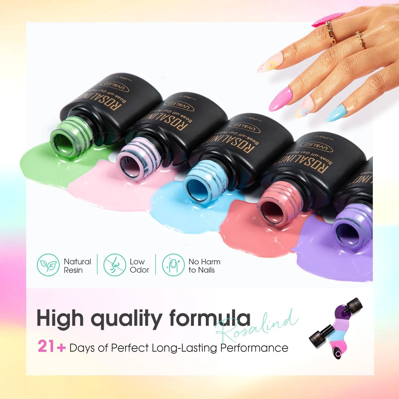 Гель-лак ROSALIND Набір 100 шт, фото №4