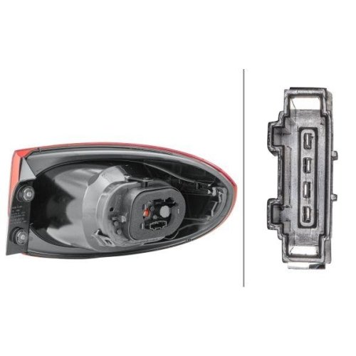 Задний фонарь HELLA 2SD 009 691-091 для VW левый, фото №2 Задний фонарь HELLA 2SD 009 691-091 для VW левый, фото №2