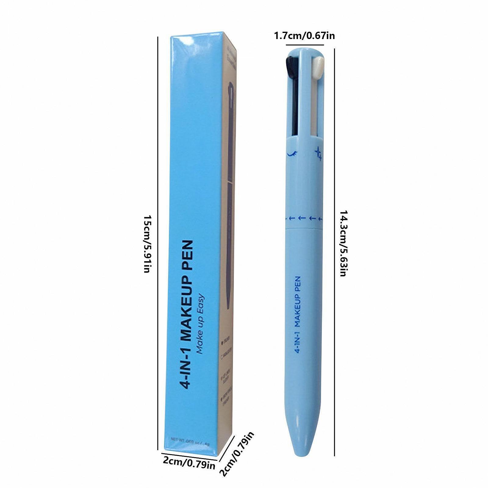 Карандаш для макияжа 4 в 1, карандаш для бровей, водостойкий, фото №2