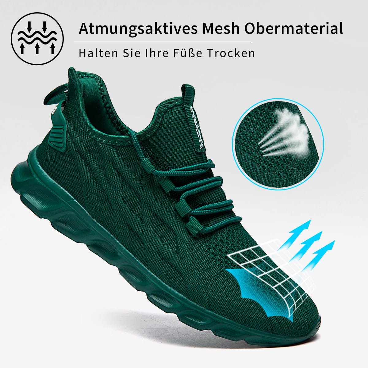 Чоловічі зимові утеплені черевики ZDFQLGV для активного відпочинку Водонепроникні, фото №4