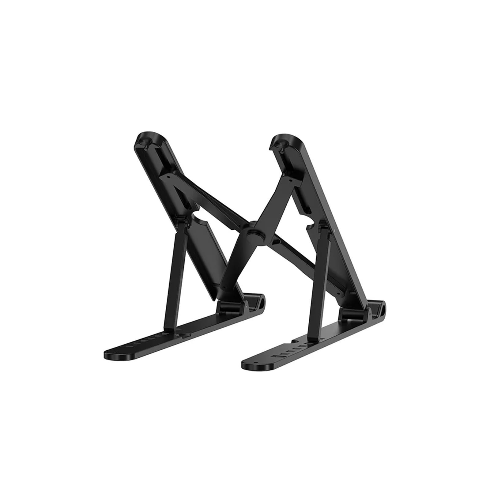 Регулируемая подставка для ноутбука Охлаждающая подставка для оборудования Складная подставка для ноутбука Стабильная поддержка Черный, фото №3